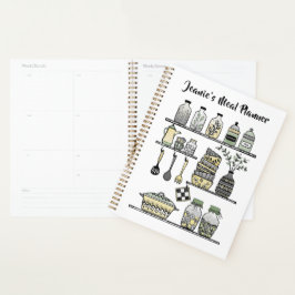 Boho-chic Geel Keuken Decor Gezond Maaltijd Planner