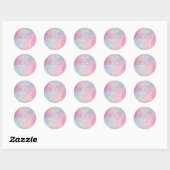 Boho Chic gekruiste pijlen Pastel Geo Boho Dank je Ronde Sticker (Vel)