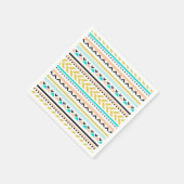 Boho Chic Geometric Aztec Geïnspireerd Patroon Servetten (Hoek)