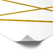 Boho Chic Geometric Florals Community Welkom Poster (Hoek)