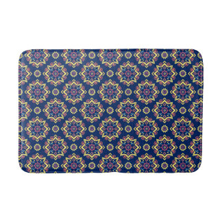 Boho Chic geometrisch bloemenpatroon Badmat