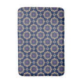 Boho Chic geometrisch bloemenpatroon Badmat (Voorkant Verticaal)