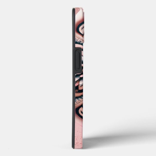 Boho Chic Gepersonaliseerde Floral Mandala Roos Go Case-Mate iPhone Case (Achterkant / Rechts)