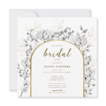 Boho Chic Gold Arch Modern Floral Vrijgezellenfees