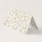 Boho Chic Gold mandala-ontwerp Visitekaartje (Achterkant)