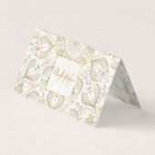 Boho Chic Gold mandala-ontwerp Visitekaartje (Voorkant)