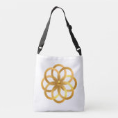 Boho Chic Gouden Mandala Crossbody Tas (Achterkant)