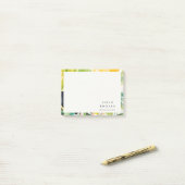 Boho Chic Groen Tropisch Bladrijk Loofwerk Botanis Post-it® Notes (Op bureau)