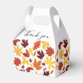 Boho Chic herfst bruiloft Bedankdoosjes (Achterkant)