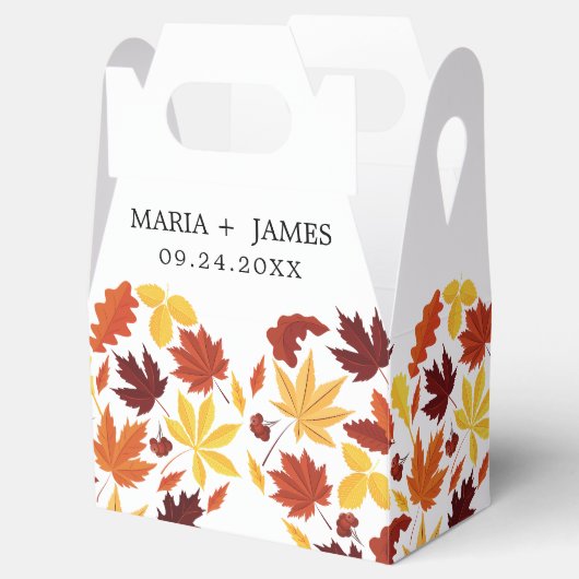 Boho Chic herfst bruiloft Bedankdoosjes (Geopend)