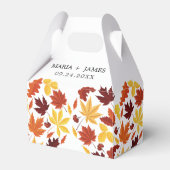 Boho Chic herfst bruiloft Bedankdoosjes (Voorkant Zijde)