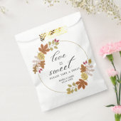 Boho Chic herfst bruiloft Bedankzakje (Gezegeld)