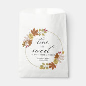 Boho Chic herfst bruiloft Bedankzakje (Voorkant)