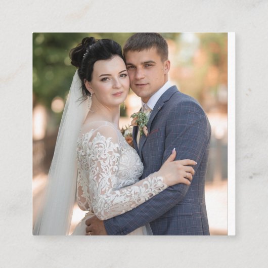 Boho Chic herfst bruiloft Informatiekaartje (Achterkant)