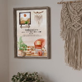 Boho Chic Home Scene Bohemian Definition Poster