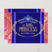 Boho Chic Indian Princess Baby shower Kaart (Voorkant / Achterkant)