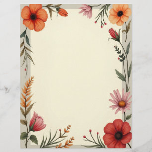Boho Chic Kantoor Papier Briefhoofd