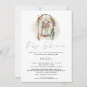 Boho Chic  Kleding Meisje Jongen Baby shower Kaart (Voorkant)