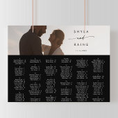 Boho Chic KLEUR AANPASBARE Foto Stoelenkaart Poster