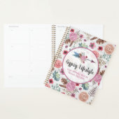 Boho Chic Landelijke Veer Pijl Waterverf Boheemse Planner (Display)