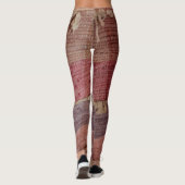 Boho Chic Lapmatje Zigeuner Meerkleurig Leggings (Achterkant)