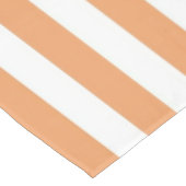 Boho Chic Levendige Oranje Strepen Lente & Zomer Tafelkleed (Gekanteld)