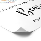 Boho chic little beer raden hoeveel GUMMY-beren Poster (Hoek)