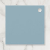 Boho Chic Macrame Waterverf Bag Cadeau Labels (Achterkant)