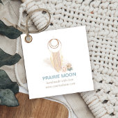 Boho Chic Macrame Waterverf Wand Hanging Labels