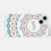 Boho Chic Mandala Design Case-Mate iPhone Case (Achterkant (horizontaal))