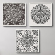 Boho Chic Mandala kunstverzameling
