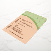 Boho chic margs en het vrijgezellenfeest van het h folie uitnodiging (Gedraaid)