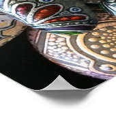 Boho - Chic meditation Rocks door Julie Ann Strick Poster (Hoek)