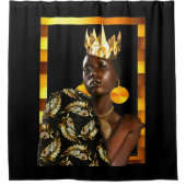 "Boho Chic met Afrikaanse flair" Douchegordijn (Voorkant)