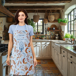 Boho Chic met Dreamcatcher en Bloemenpatronen Schort