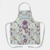 Boho Chic met Dreamcatcher Mandala Crescent Moon Schort (Voorkant)