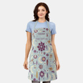 Boho Chic met Mandala en halve maan, aards Schort (Gedragen)