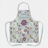 Boho Chic met Mandala en halve maan, aards Schort (Voorkant)