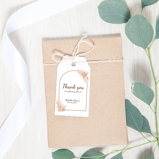 Boho Chic Minimalistisch Baby shower Gift Label Cadeaulabel