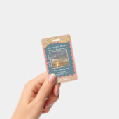 Boho Chic Modern Regenboog Eigen Docentenpas Badge (Handheld)