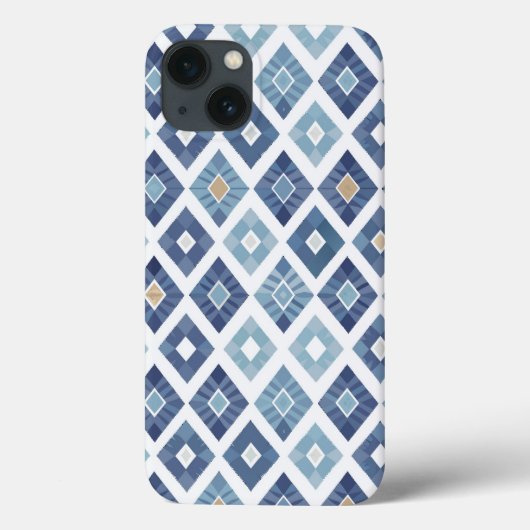 Boho Chic Modern Rhombus Case-Mate iPhone Case (Achterkant)