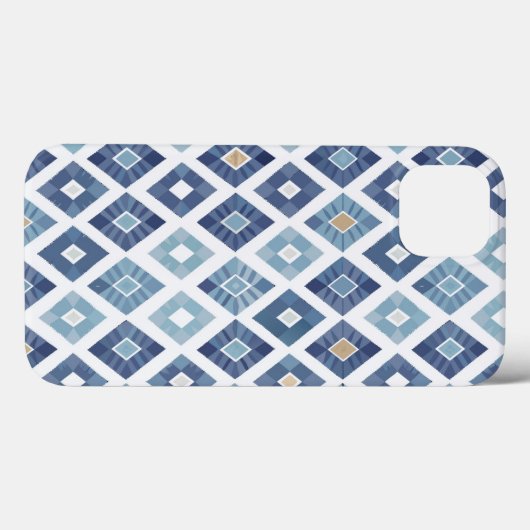 Boho Chic Modern Rhombus Case-Mate iPhone Case (Achterkant (horizontaal))
