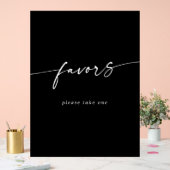 Boho Chic Moderne KLEUR EDITABLE Huwelijksgunsten Acryl Bord (Huwelijk)