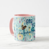 Boho chic moons and lanterns in turquoise and gold mok (Voorkant links)