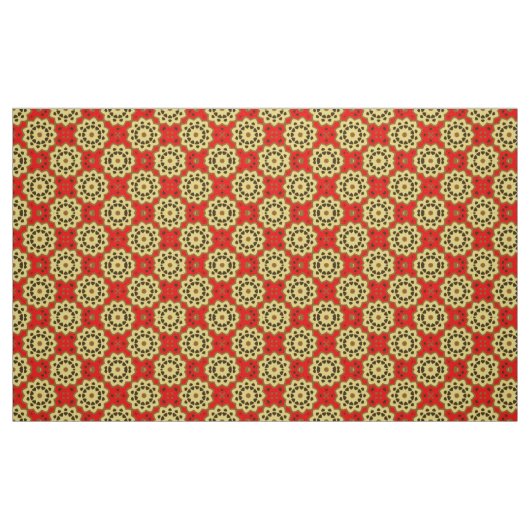  Boho Chic Mosaic Geometric Pattern Stof (Fat Quarter)