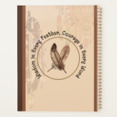 Boho Chic Native Spirit - Veren, Droomvangers Planner (Achterkant)
