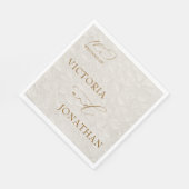 Boho Chic Neutraal Bruin Elegant Servet (Hoek)