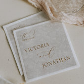 Boho Chic Neutral Bruin Elegant Servet