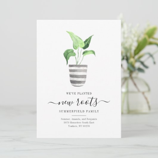 Boho Chic New Roots We hebben Botanical Moving (Staand voorkant)