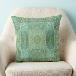 Boho Chic Ocean Green en Seafoam Kussen